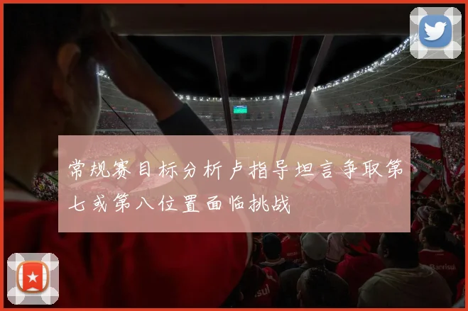 常规赛目标分析卢指导坦言争取第七或第八位置面临挑战